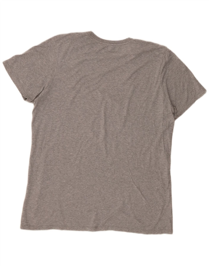 Nike Herre Athletic Cut Grafisk T-Shirt Top Stor Grå