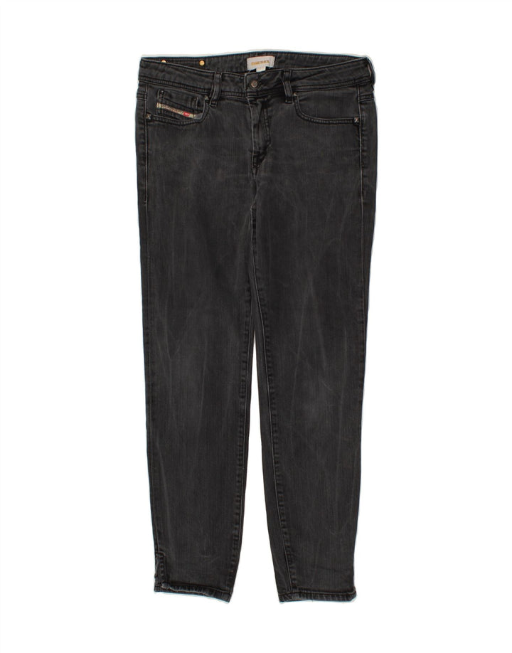 DIESEL Womens Slim Jeans W31 L29 Black Cotton Vintage Diesel and Second-Hand Diesel from Messina Hembry 