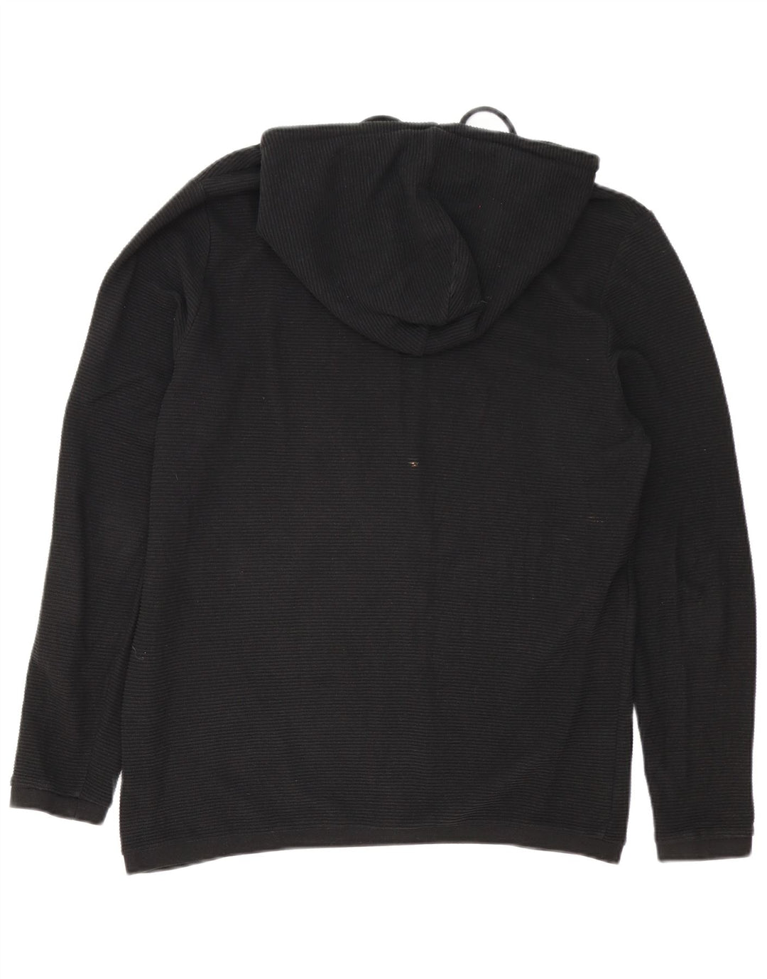 PIAZZA ITALIA Herre Regular Fit Hættetrøje Sweater med lynlås Stor Sort