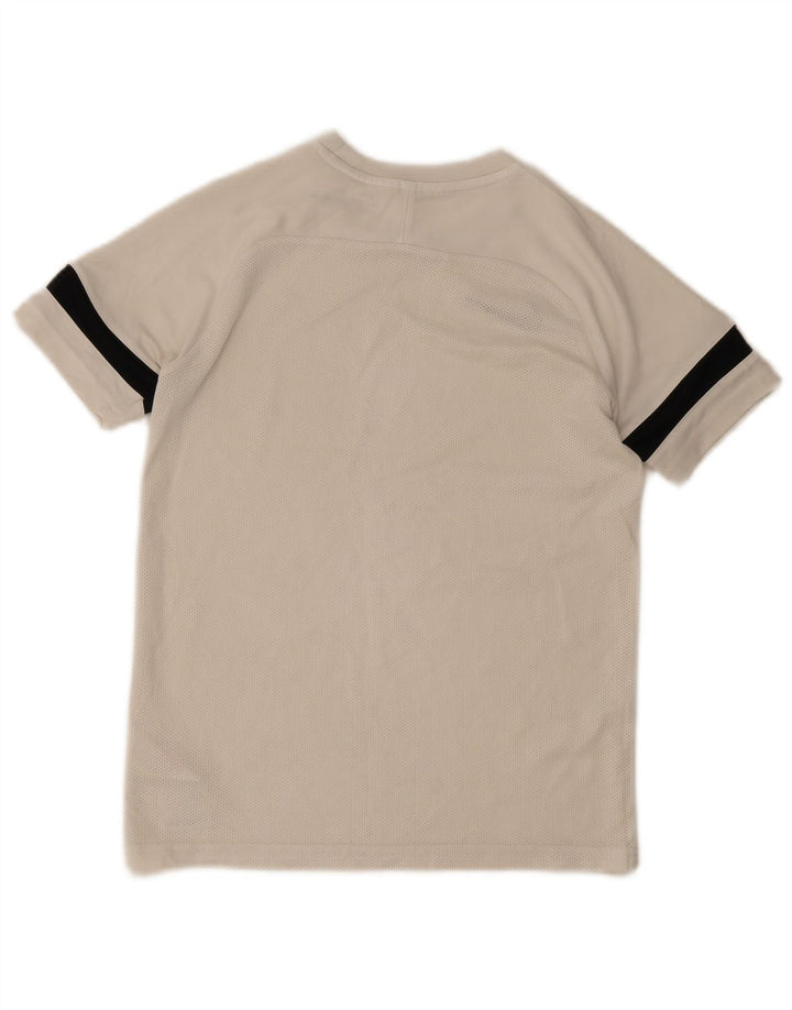 Nike Boys T-Shirt Top 12-13 år Stor hvid polyester
