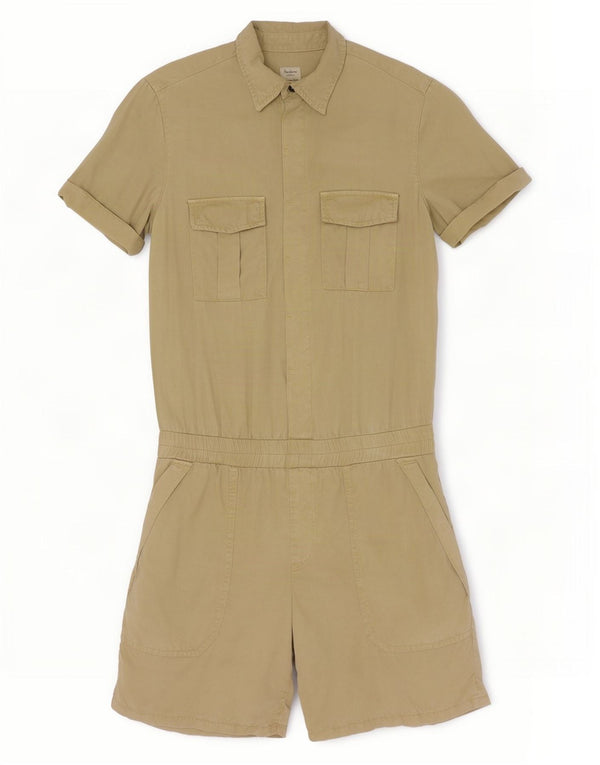 PEPE Jeans Dame Playsuit UK 10 Small Khaki