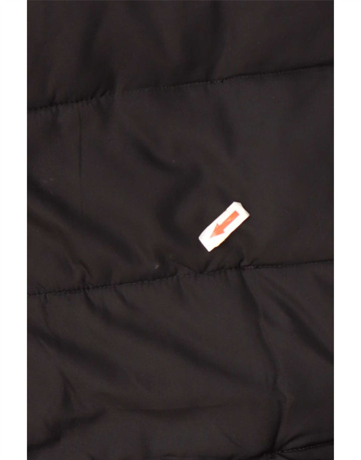 Hobbs Dame Hætte Polstret Frakke UK 12 Medium Sort Polyester
