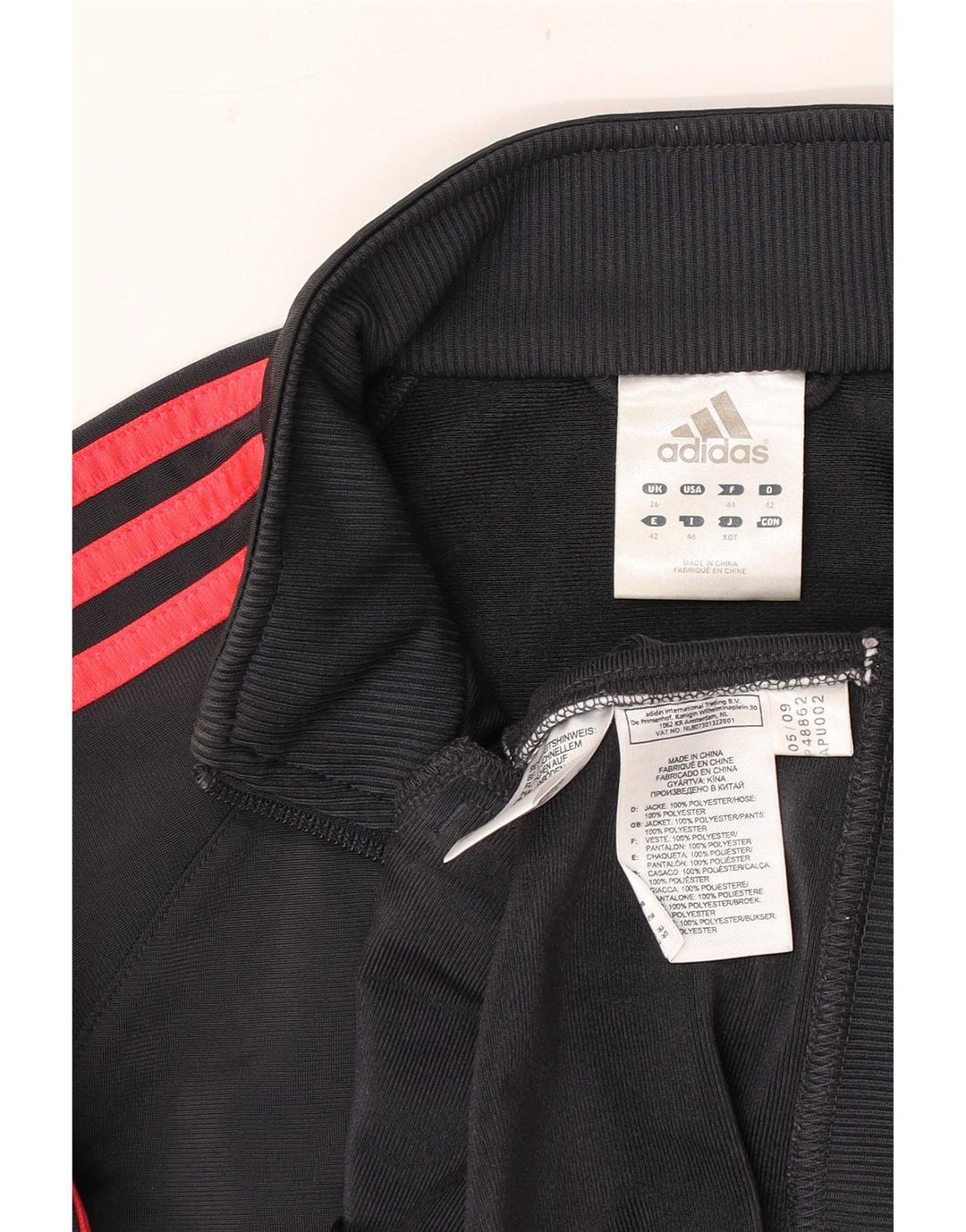 Adidas træningsdragt topjakke til kvinder UK 16 Stor grå polyester