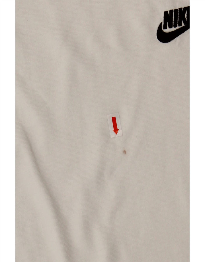 NIKE T-shirt top mellem hvid bomuld til mænd
