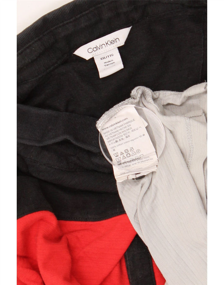 Calvin Klein herre poloskjorte 2XL flerfarvet Colourblock Bomuld