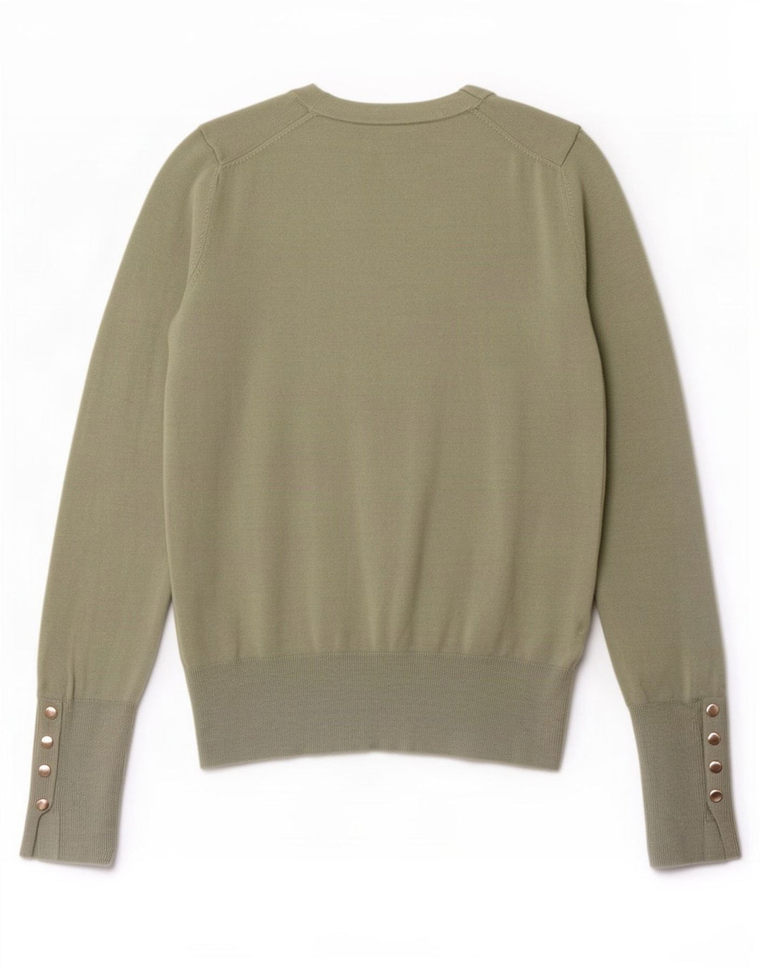 Zara Dame sweater med rund hals DK 8 Lille grøn viskose