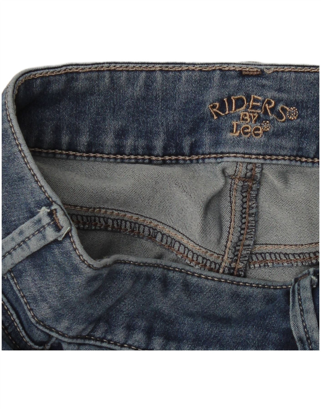 Lee Womens Riders Slim Jeans W32 L27 Blå