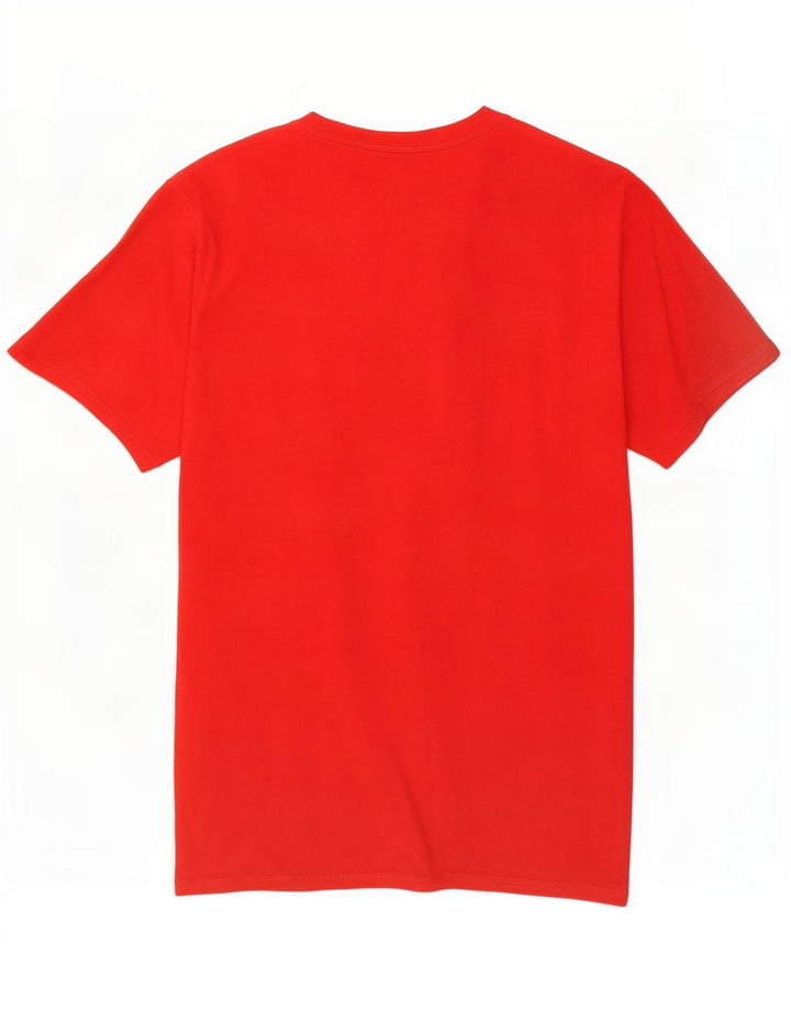 Champion Herre grafisk T-shirt top lille rød bomuld