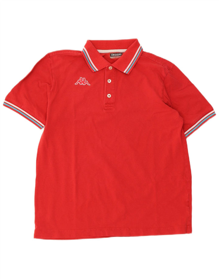 Kappa herre polo skjorte stor rød