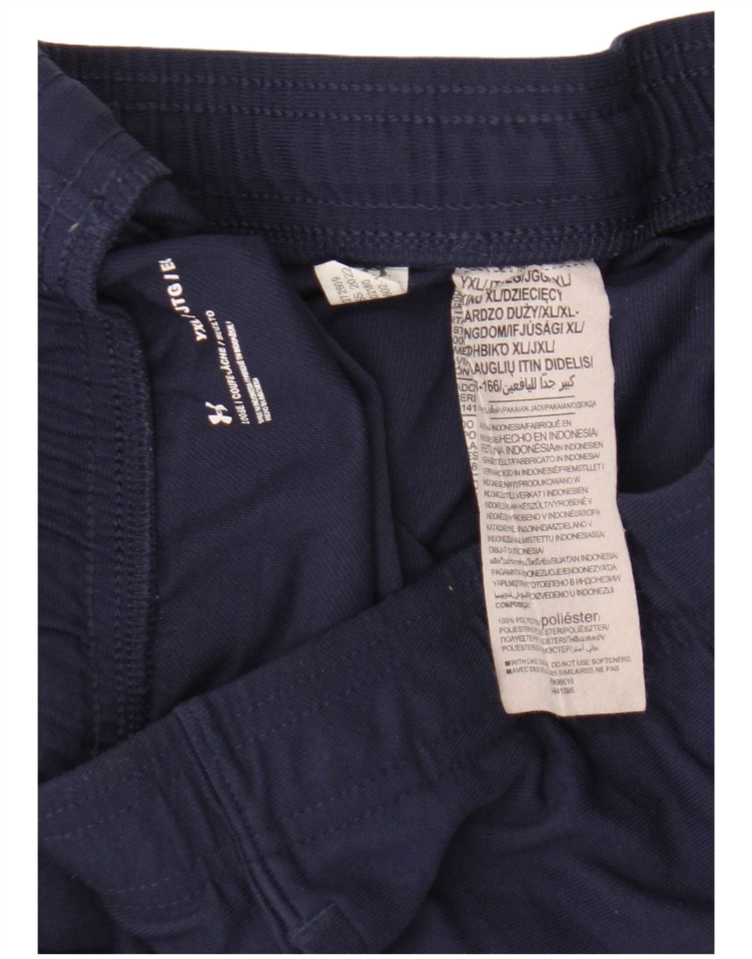 Under Armour drenge træningsdragt bukser 13-14 år XL marineblå polyester