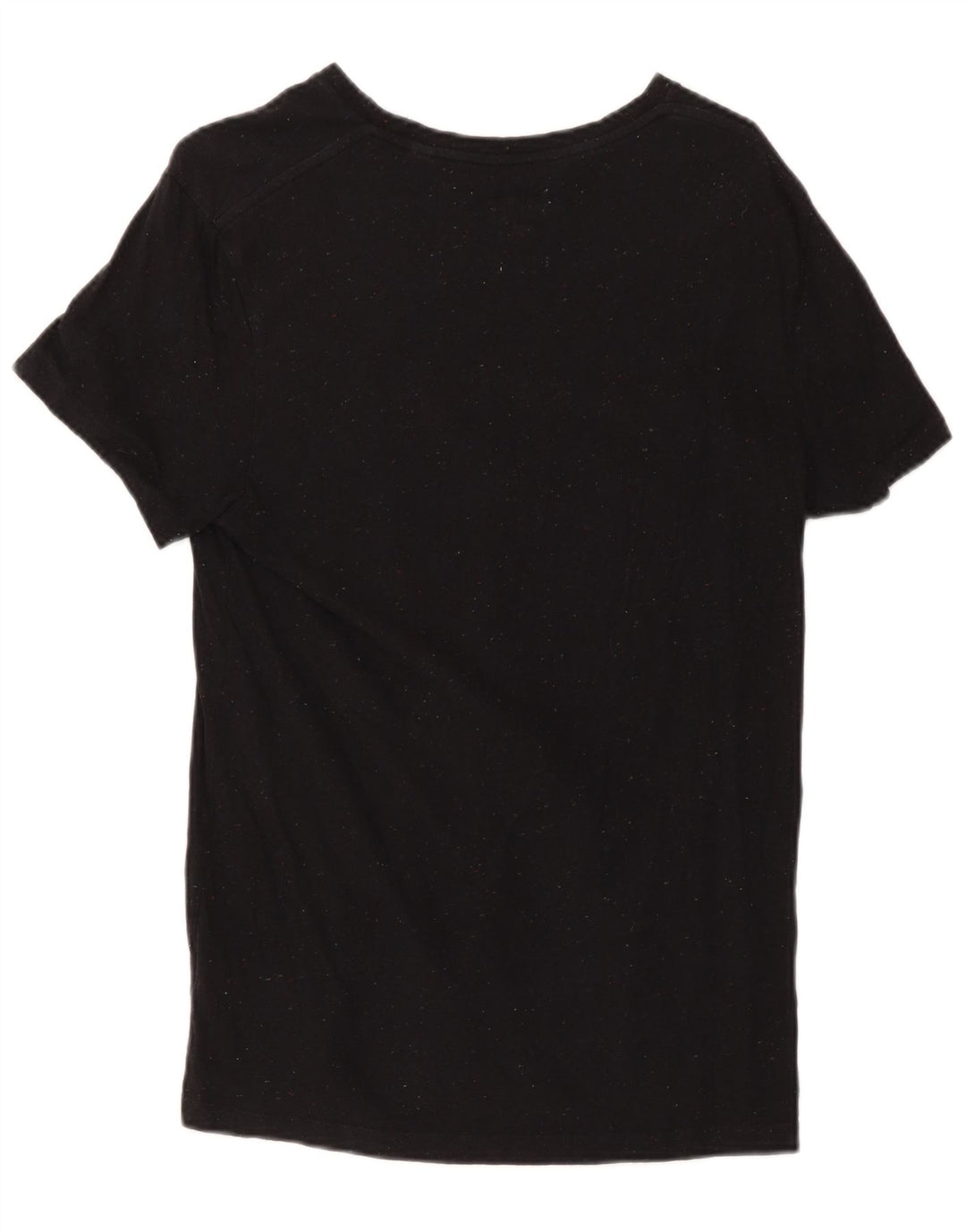 Jack Wills Herre Slim Fit T-shirt Top Medium Sort Flecked Bomuld