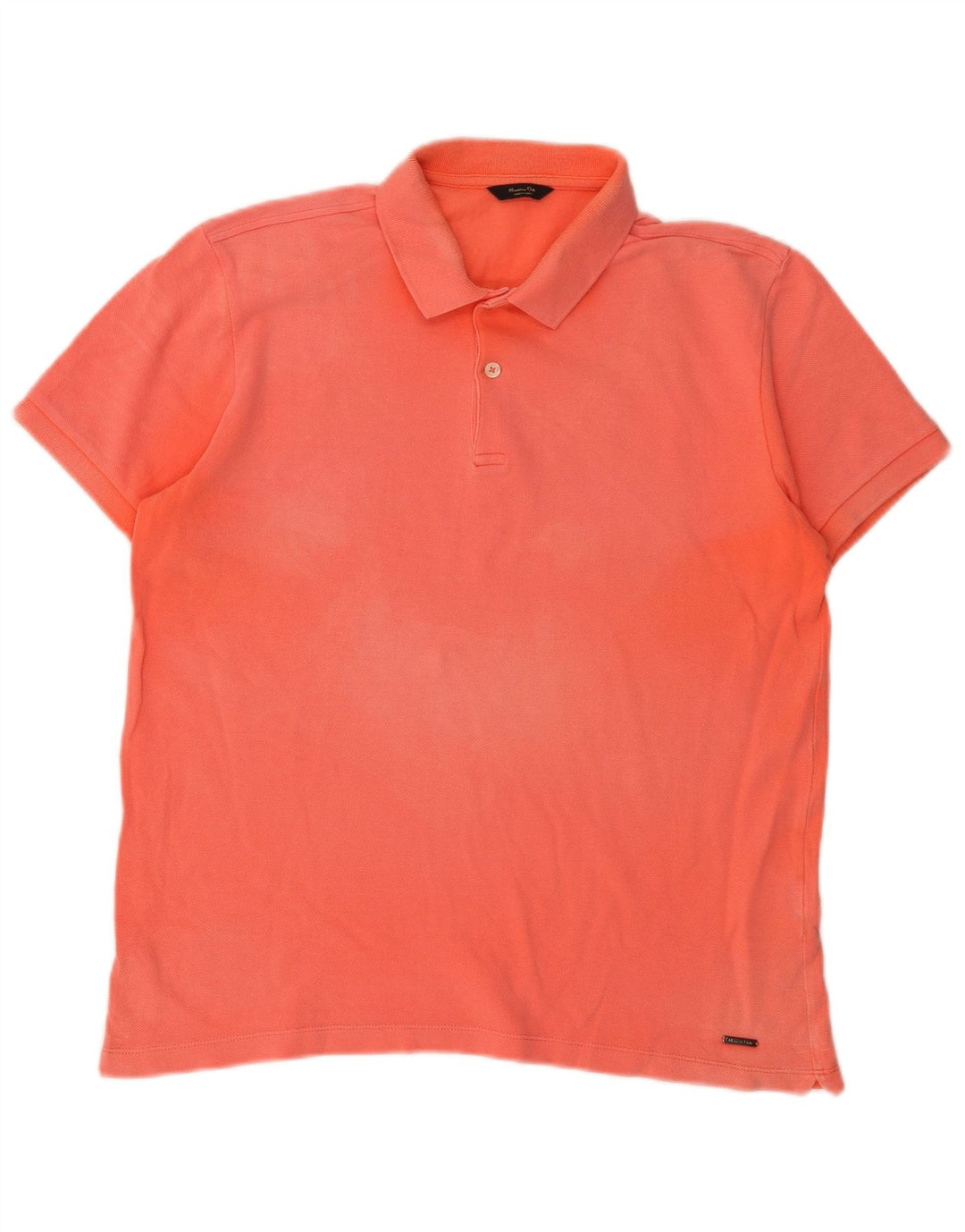 Massimo Dutti Herre poloshirt Medium Orange Bomuld