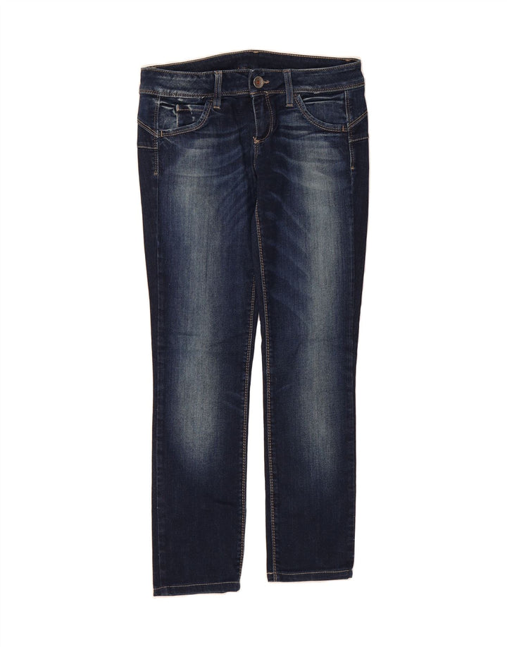 BENETTON Womens Slim Jeans W30 L28 Navy Blue Vintage Benetton and Second-Hand Benetton from Messina Hembry 
