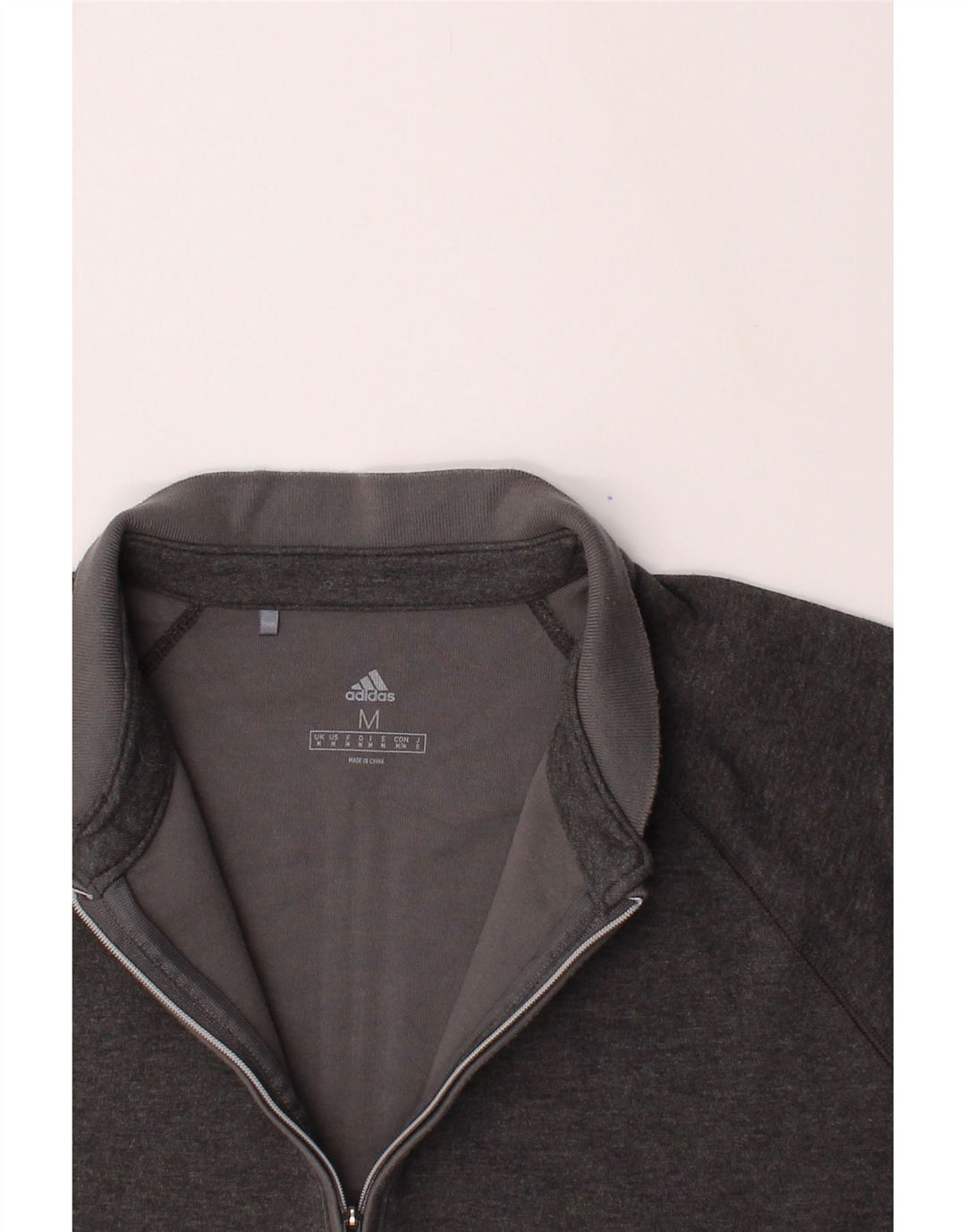 ADIDAS Mens Sweatshirt Jumper Medium Grey Cotton Vintage Adidas and Second-Hand Adidas from Messina Hembry 