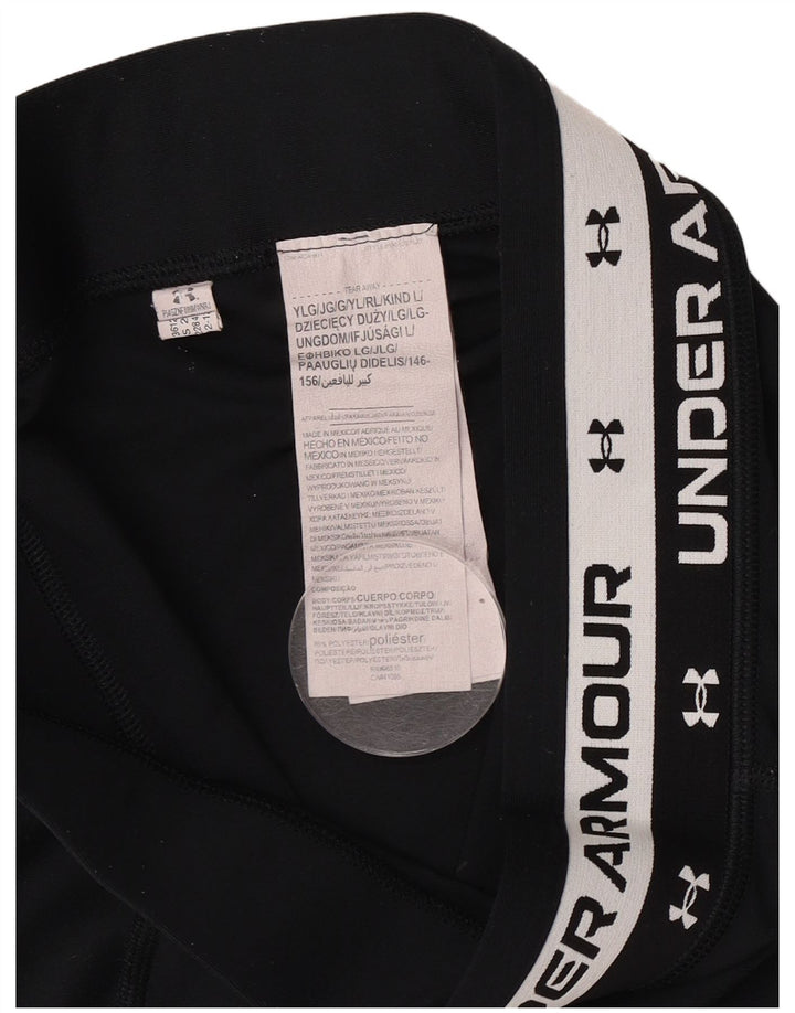 Under Armour piger grafiske leggings 11-12 år stor sort polyester