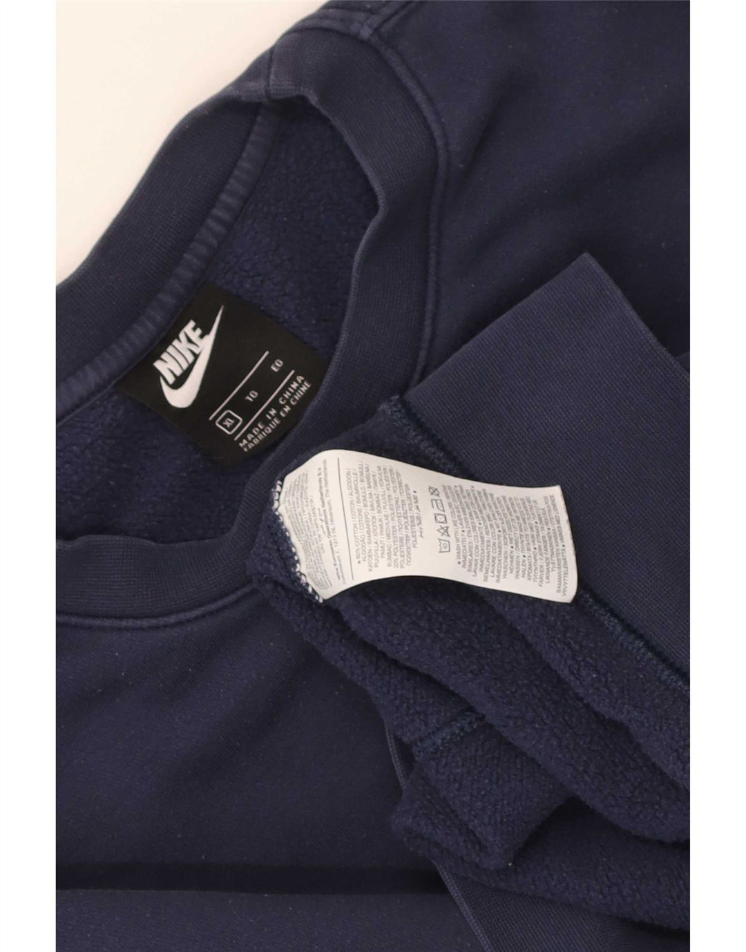 Nike sweatshirt til mænd XL marineblå bomuld