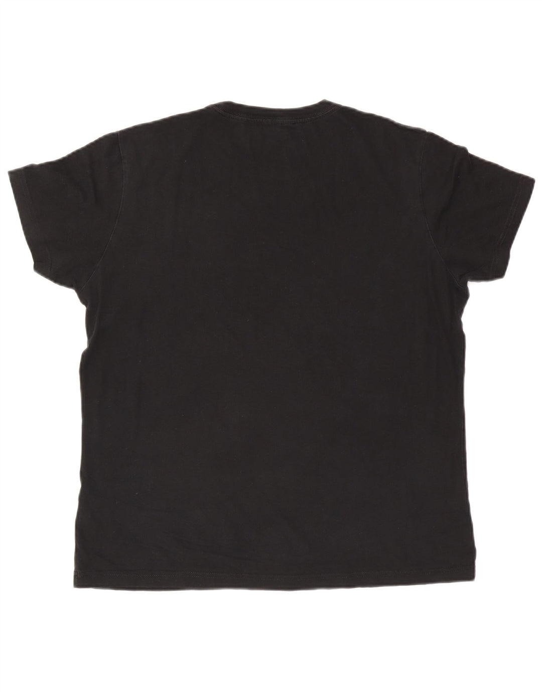 Diesel Herre Grafisk T-Shirt Top Stor Sort Bomuld