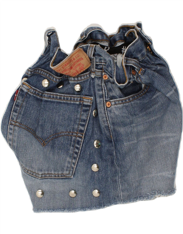 LEVI'S Womens Denim Shorts W24 XS Blue Cotton Vintage Levi's and Second-Hand Levi's from Messina Hembry 