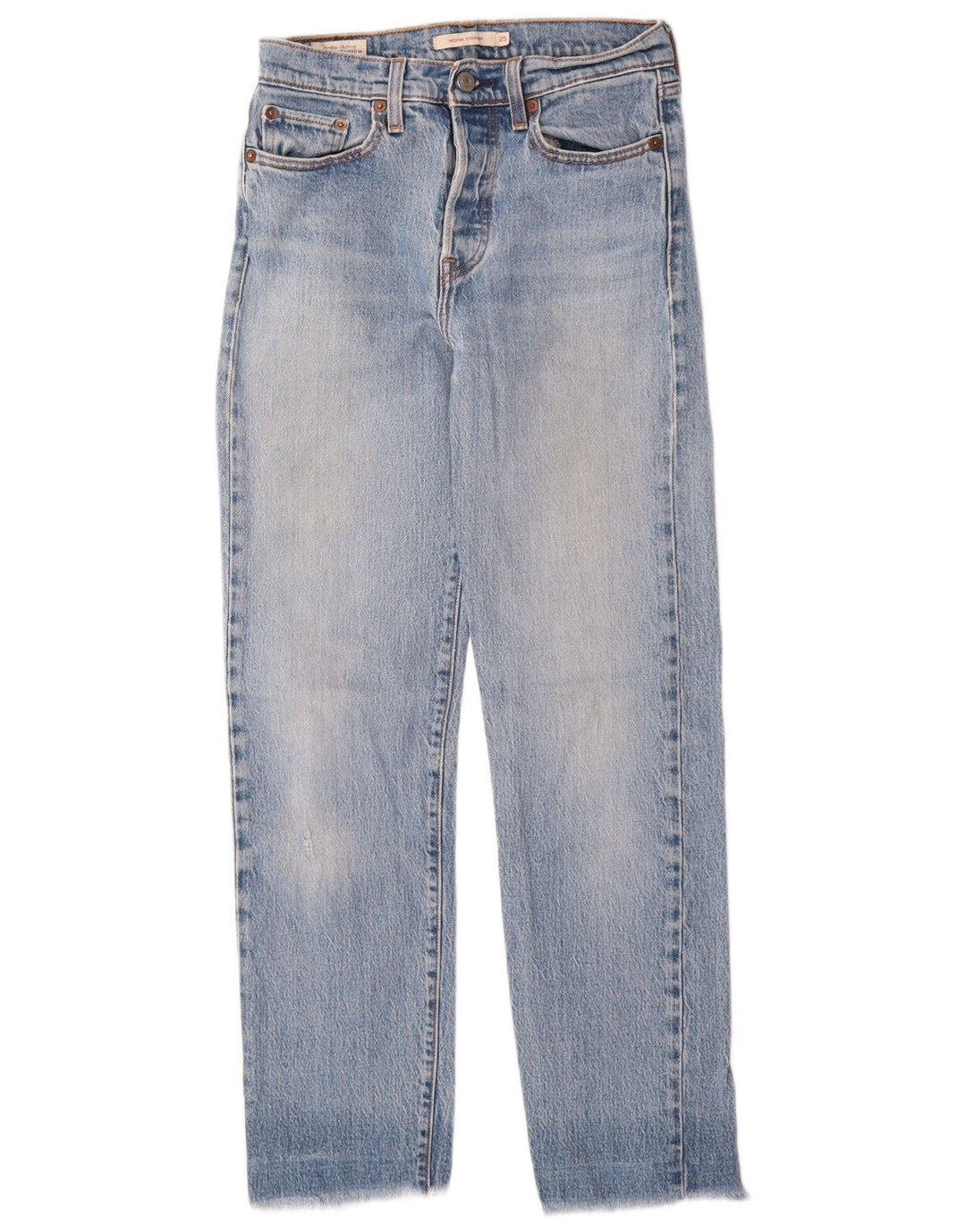 Levi's Dame Wedgie Straight Jeans W25 L28 Blå Bomuld