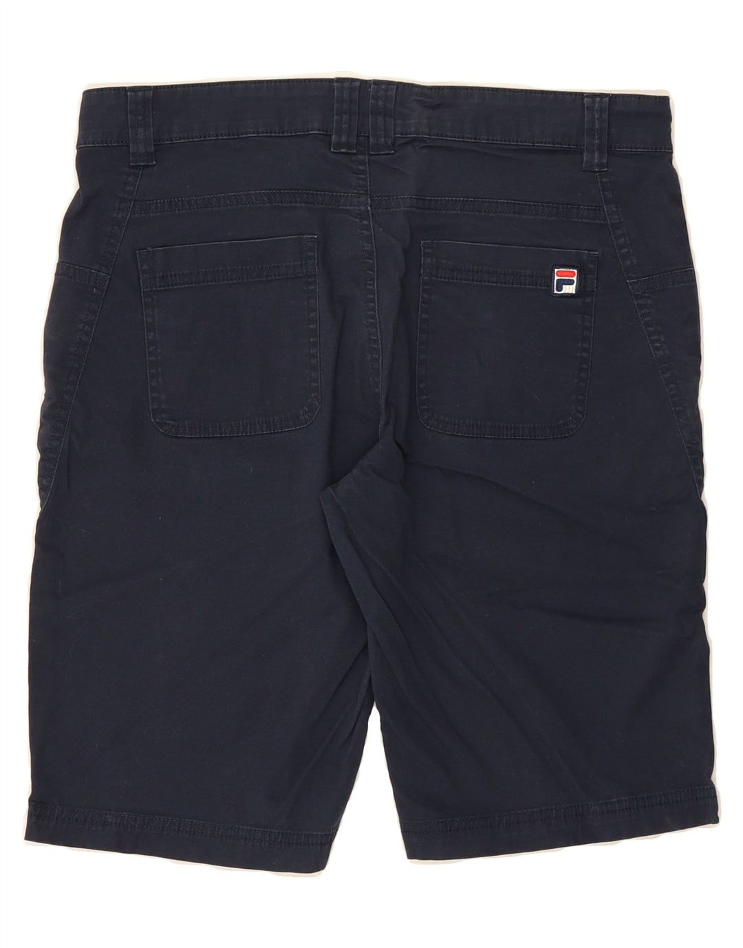 FILA Mens Chino Shorts IT 46 Small W30  Navy Blue Cotton Vintage Fila and Second-Hand Fila from Messina Hembry 