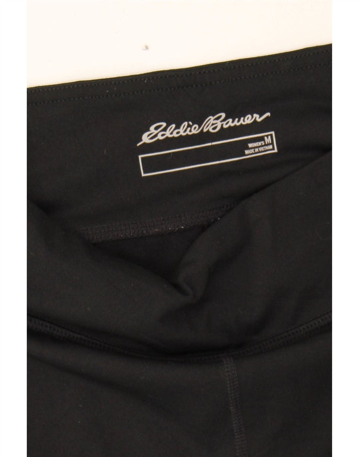 EDDIE BAUER Womens Tracksuit Trousers UK 14 Medium Black Polyester Vintage Eddie Bauer and Second-Hand Eddie Bauer from Messina Hembry 