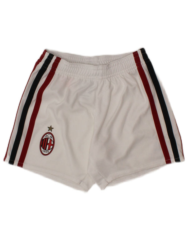 ADIDAS Boys AC Milan Sportshorts 3-4 år Hvid polyester
