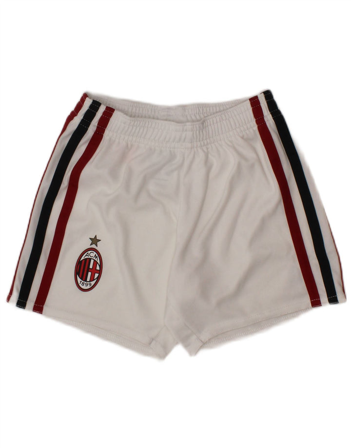 ADIDAS Boys AC Milan Sportshorts 3-4 år Hvid polyester