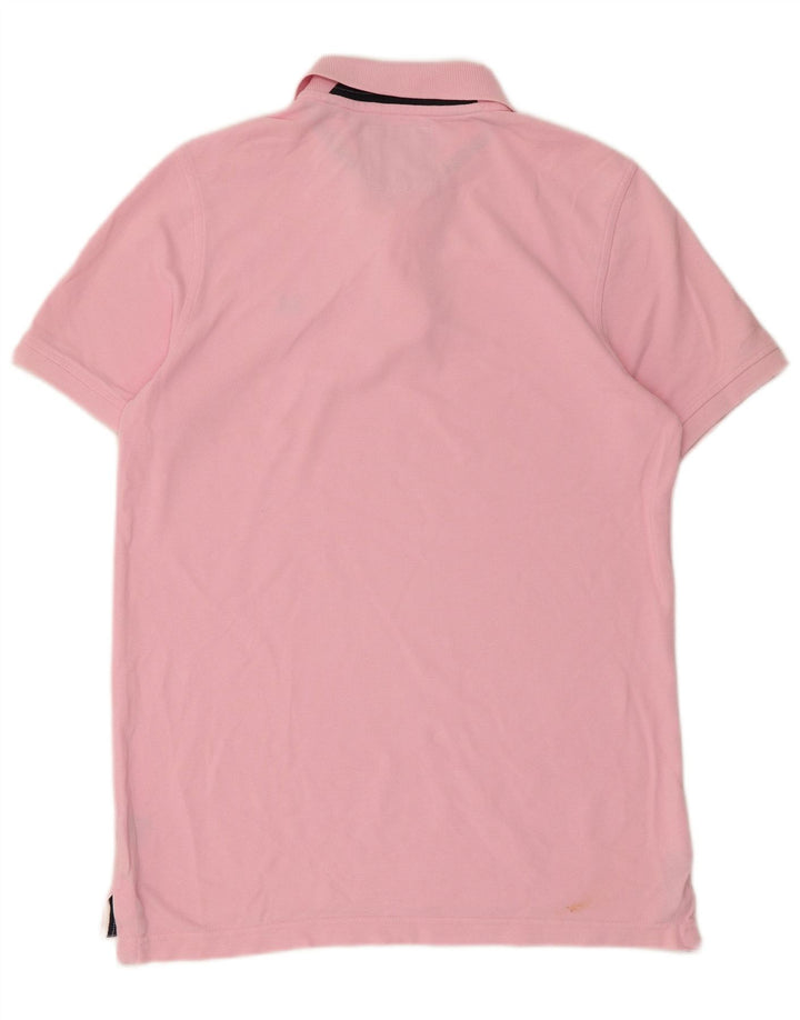 Besætningstøj Herre poloshirt Lille Pink Bomuld