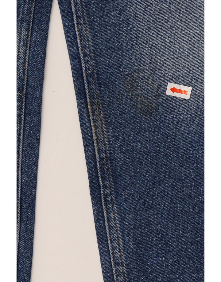 TOMMY HILFIGER Herre Denton Straight Jeans W34 L34 Blå Bomuld