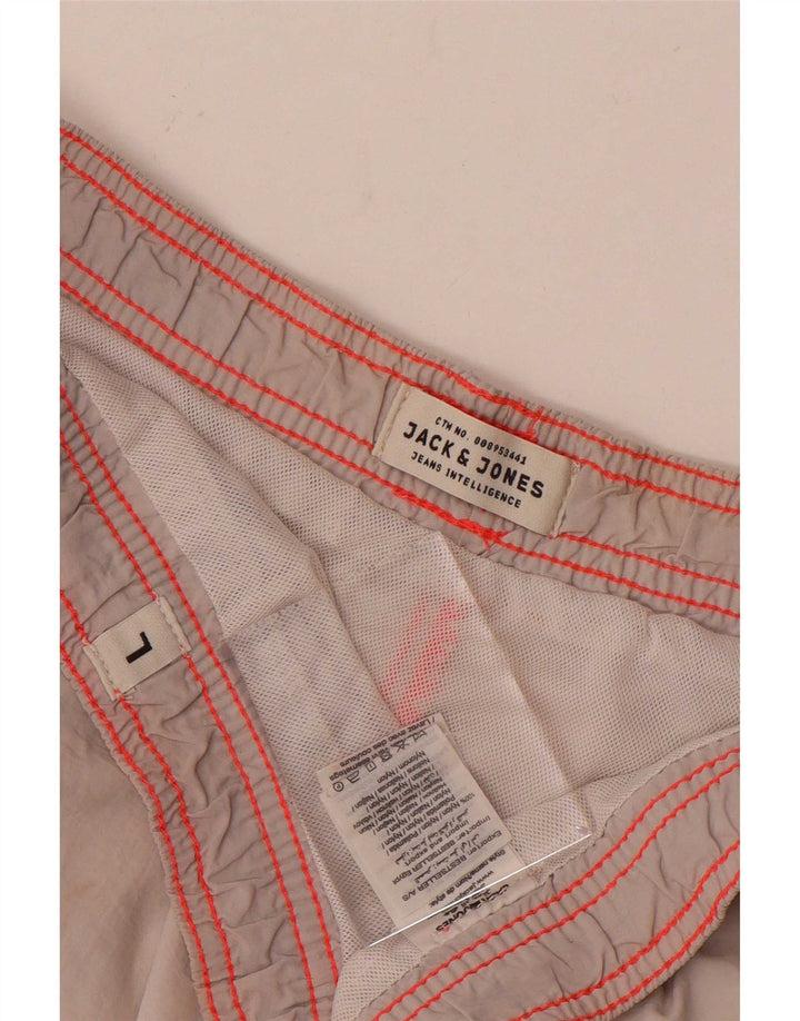 Jack & Jones Badeshorts til mænd store grå nylon