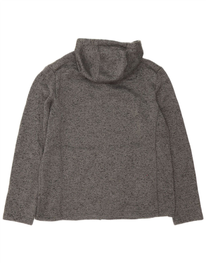 Mountain Warehouse Herre hættetrøje med lynlås XL Grå Flecked Polyester