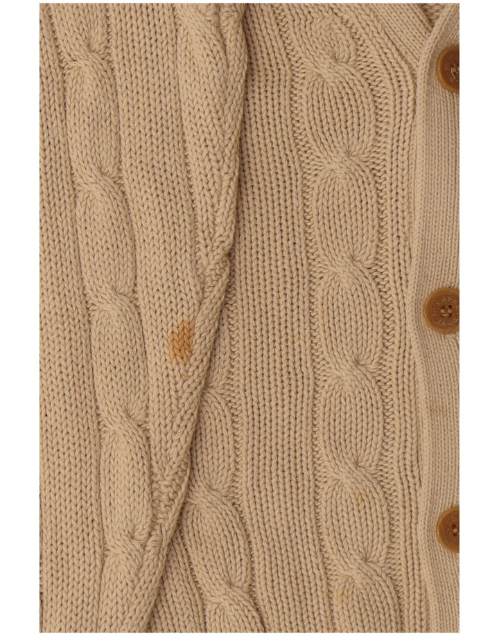Kappa Herre Cardigan Sweater XL Beige Bomuld