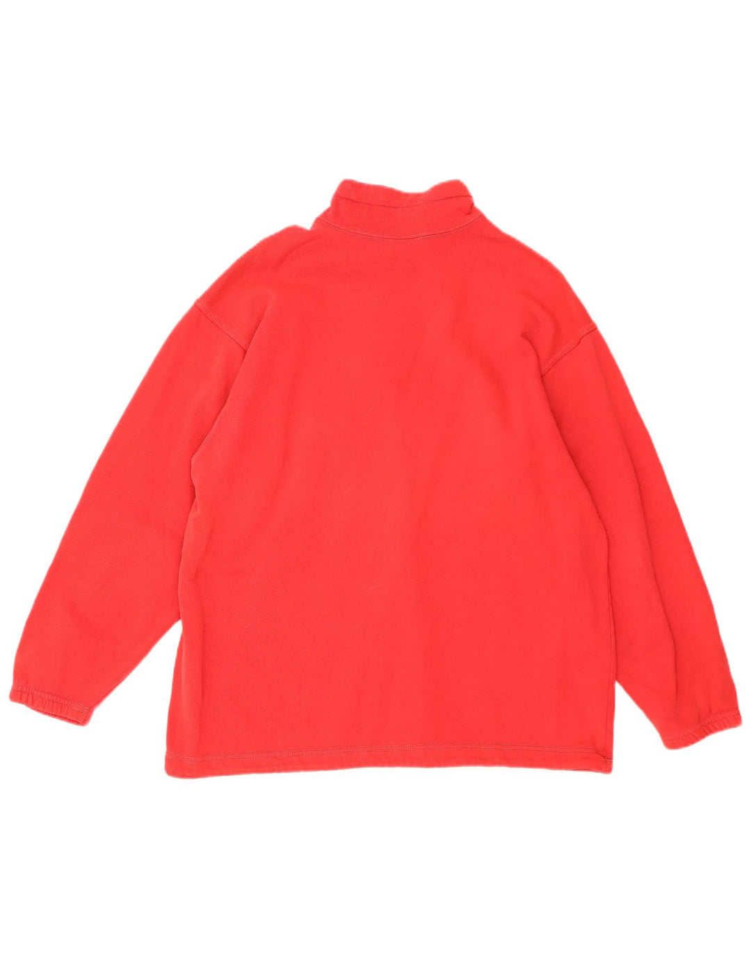 Champion Herre Grafisk Zip Neck Sweatshirt Jumper Lille Rød