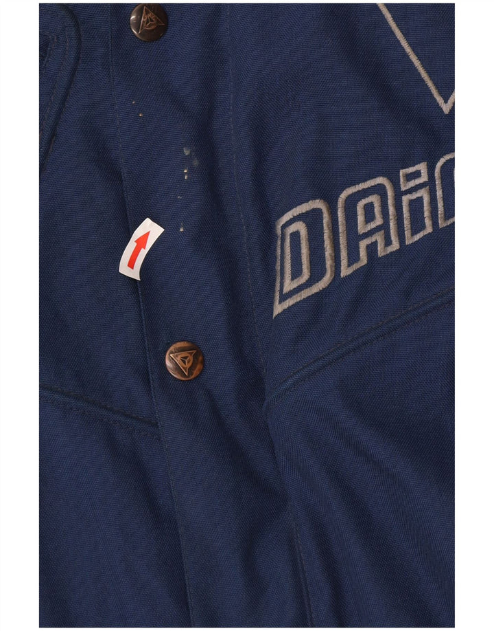 Dainese Herre grafisk racerjakke størrelse 54 Large Navy Blue Colourblock