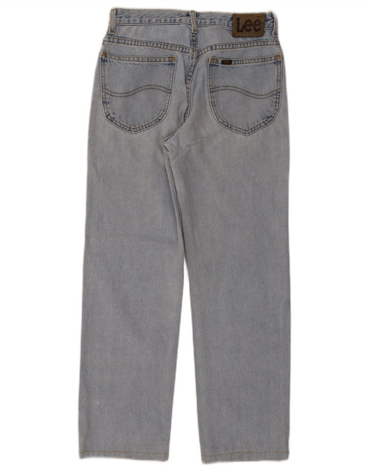 LEE Straight Jeans til kvinder W28 L27 Blå Bomuld