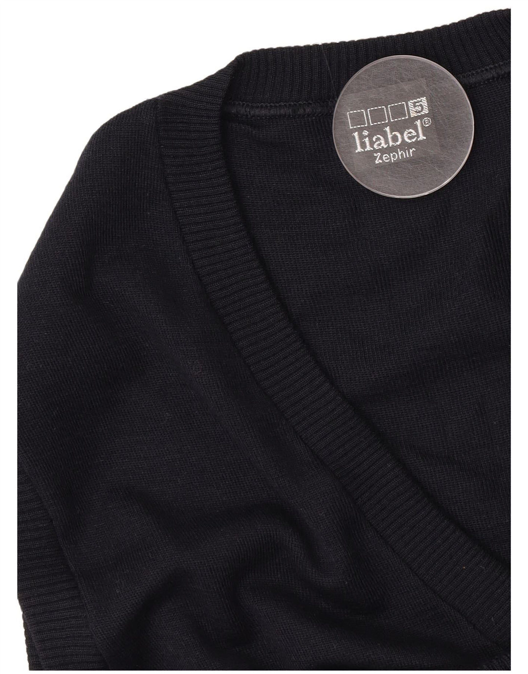 Liabel Herrevest Tank Top Small Navy Blue Virgin Wool