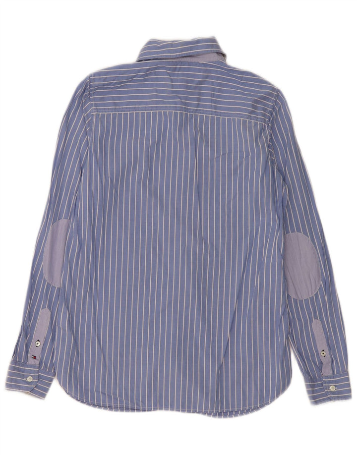 Tommy Hilfiger Dameskjorte US 6 Medium Blue Pinstripe Cotton