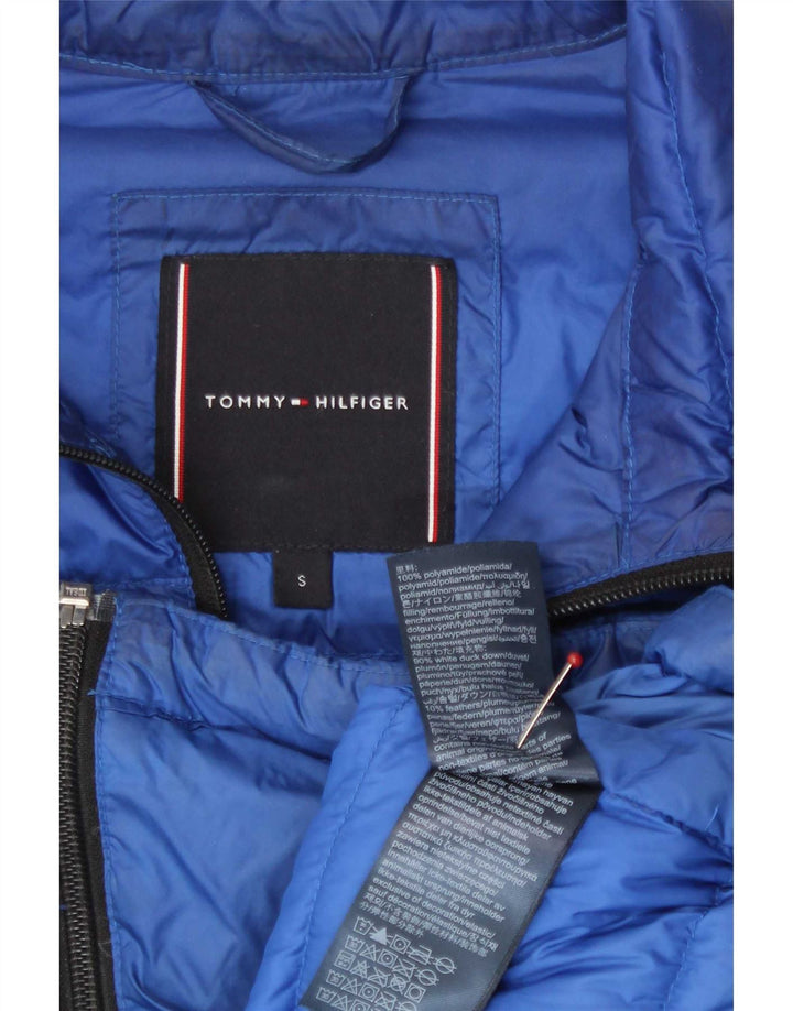 Tommy Hilfiger Herre polstret jakke UK 36 Lille blå polyamid