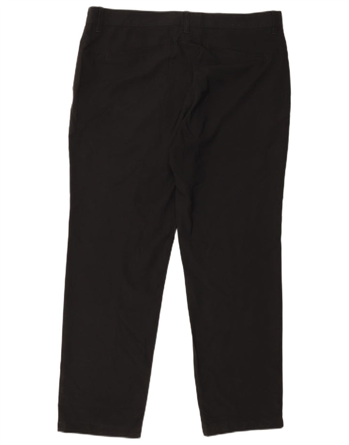 Adidas Herre Slim Chino Bukser W36 L30 Sort Polyester