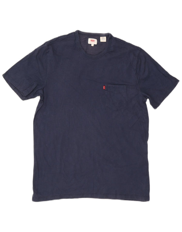 LEVI'S Herre T-Shirt Top Stor Marineblå