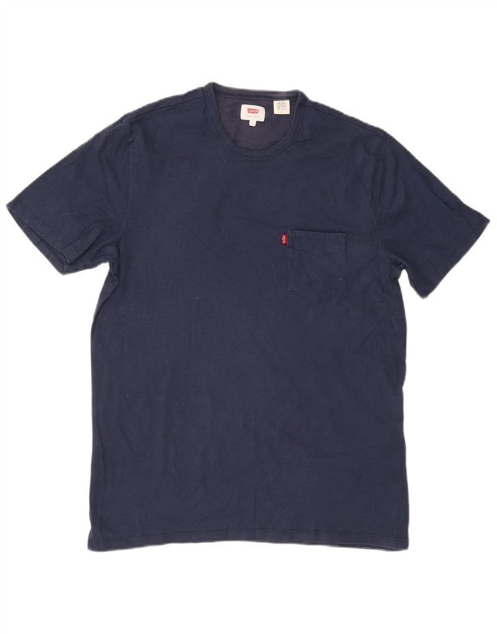 LEVI'S Herre T-Shirt Top Stor Marineblå