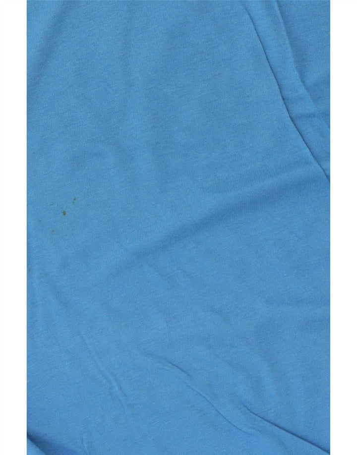 Sundek Herre Grafisk T-Shirt Top Stor Blå Bomuld