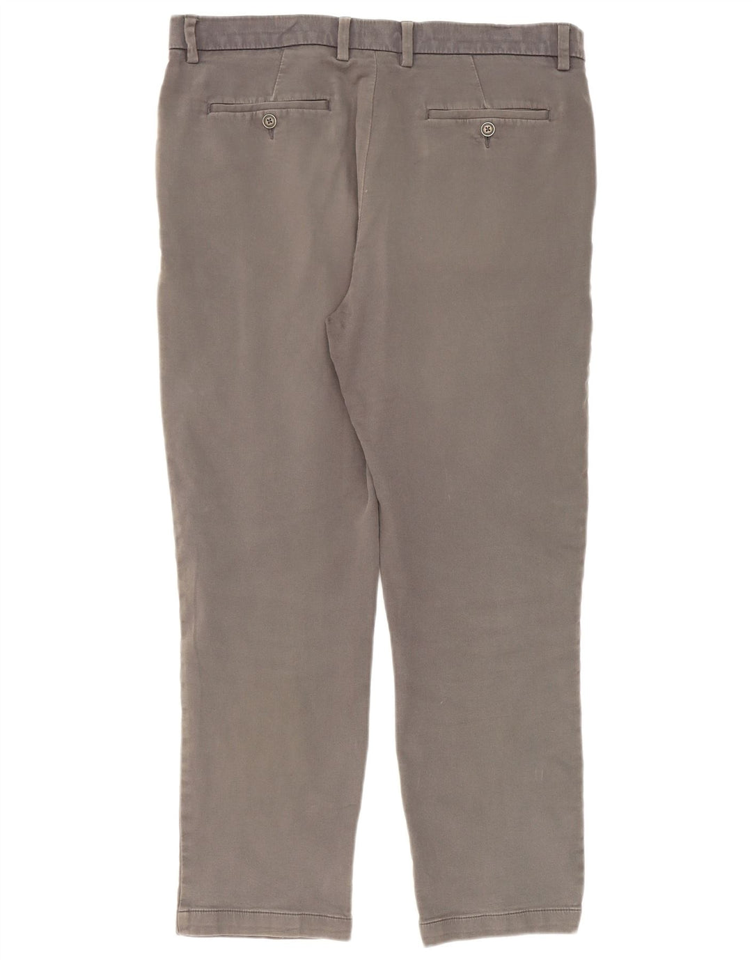 Marks & Spencer Herre Slim Chino Bukser W36 L31 Grå Bomuld