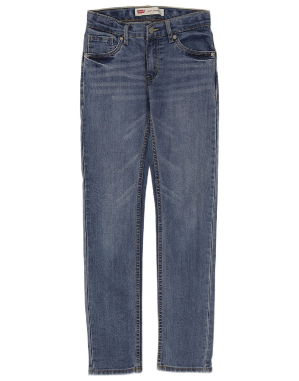 Levi's Boys 510 Skinny Jeans 11-12 år W26 L28 Blå Bomuld