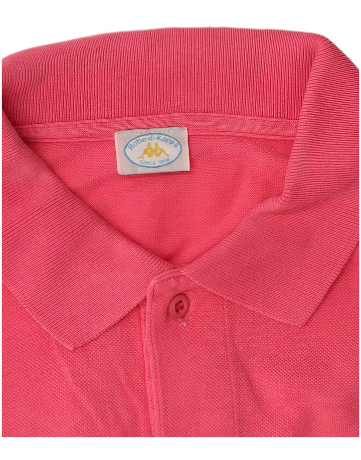 KAPPA Mens Polo Shirt XL Pink