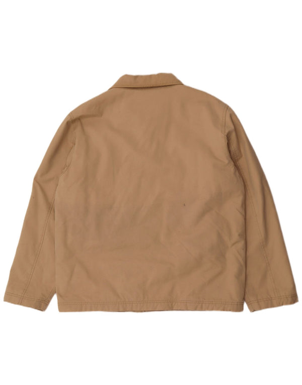 Tom Tailor Herre Utility Jacket UK 42 XL Beige Bomuld