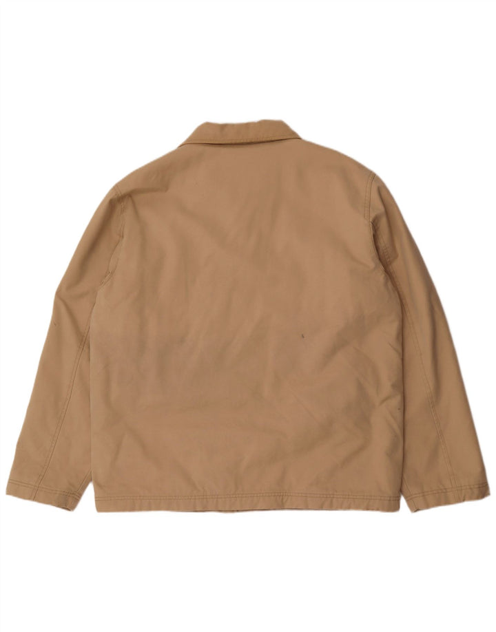 Tom Tailor Herre Utility Jacket UK 42 XL Beige Bomuld
