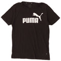 Puma Herre Grafisk T-Shirt Top Medium Sort Bomuld