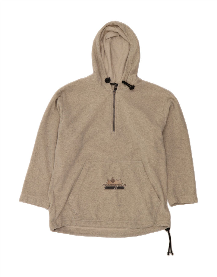 CAMPAGNOLO Mens Hooded Fleece Jumper Medium Grey Vintage Campagnolo and Second-Hand Campagnolo from Messina Hembry 