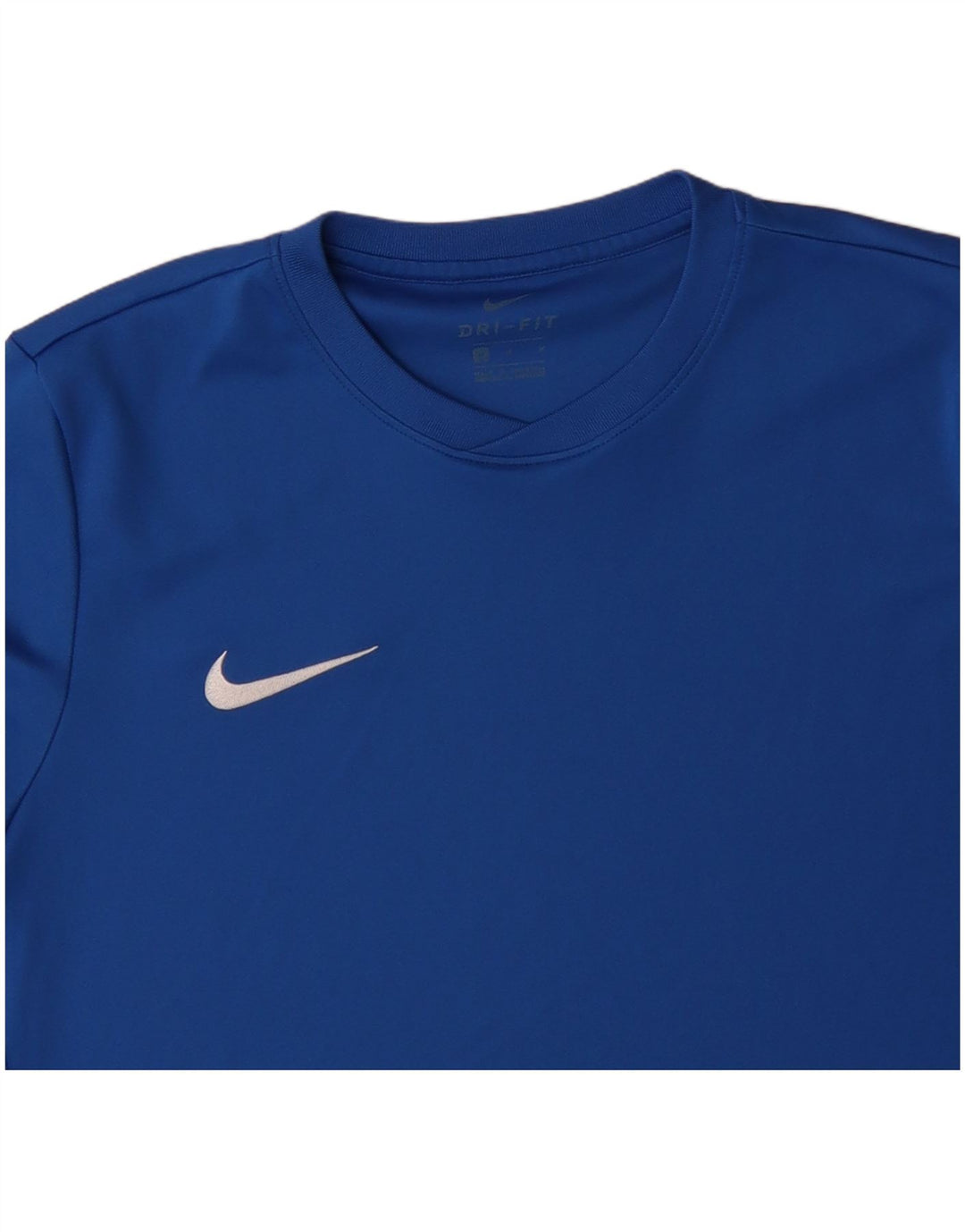 NIKE Dri Fit T-shirt top mellemblå polyester til mænd